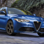 Driving in an Alfa Romeo Giulia lease