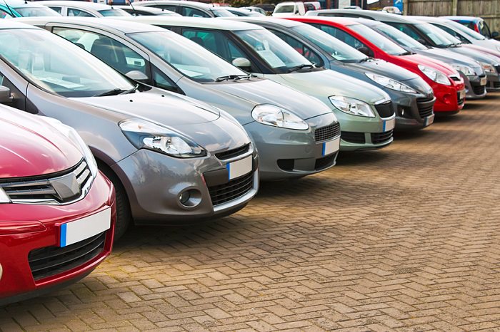 Array of used cars