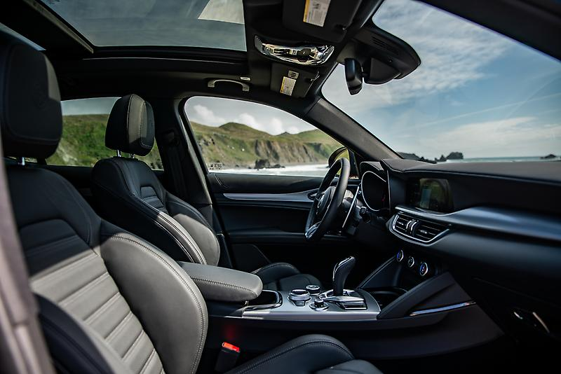 The interior of the 2026 Alfa Romeo Stelvio